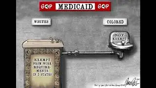 Darrin Bell cartoon animation: Medicaid