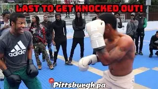 LAST TO GET KNOCKED OUT! * Pittsburgh Pa *