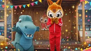 M&oslash;d Dino og Yessi p&aring; First Camp