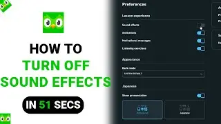 How to Turn Off Sound Effects on Duolingo [NEW]