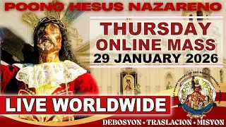 QUIAPO CHURCH LIVE MASS TODAY &middot; 29 JANUARY 2026 &middot; THURSDAY (HEALING MASS)
