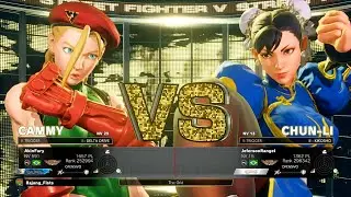 Street Fighter 5 Chun Li Online Matches #2