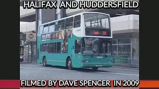 1843 HUDDERSFIELD AND HALIFAX BUSES 2009 BY DAVE SPENCER YOUTUBE VERSION