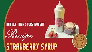 Homemade Strawberry Syrup - Easy 3-Ingredient Recipe! 🍓 | Kitchen With Tasneem
