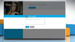 How to add a contact or send a contact request in Skype&reg; on a Windows&reg; 8.1 PC
