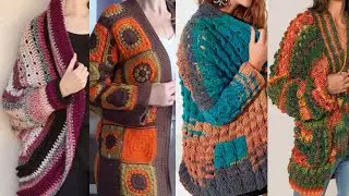 Crochet 2026 Sweater Coats | Women&rsquo;s Winter Style Goals Must-Have | Trendy Crochet Cardigans jackets
