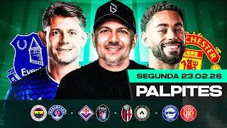 PALPITES DE FUTEBOL PARA 23 02 2026 (SEGUNDA-FEIRA) | Boleiros Tips