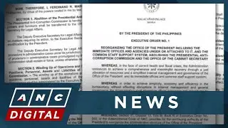 Marcos abolishes Presidential Anti-Corruption Commission, Cabinet Secretary post | ANC