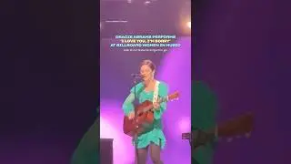 Gracie Abrams performs &lsquo;I Love You, I&rsquo;m Sorry&rsquo; live at Billboard Women in Music 2025 #shorts