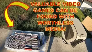 MAKE SURE YOU CHECK MEDIA FOR HIDDEN VIDEO GAMES AT GARAGE SALES!