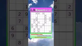 Los Angeles Times Daily #Sudoku 2026-01-07 Expert #puzzle #games #education #braingames