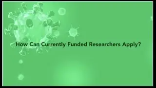 #NIDCR: Application Process for Currently Funded Resources