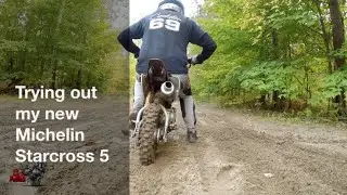 Тестирую новые шины Michelin Starcross 5 на своем Honda CRF50.