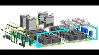 AI DATA CENTER COOLING 3D DESIGN