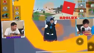 Jumping off a moving truck! Racing match on ROBLOX (ipad) Car Suspension Test Video *Highlights*