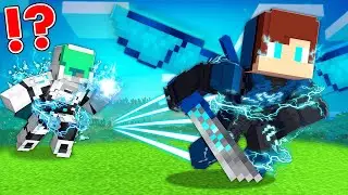 BLUE BEETLE Armor Speedrunner vs CURRENT Armor Hunter in Minecraft - Maizen JJ and Mikey