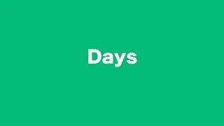 Swedish Days of the Week