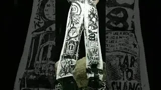 Styling my pants #grunge #baggy #edgy #goth #alt #alternative #outfit .