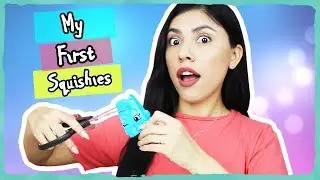 MY FIRST SQUISHY PACKAGE! - Opening and Cutting Open Squishy - Shopkins Squish Dee Lish