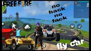 how to fly car in training mode free fire