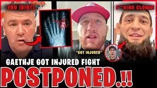 Justin Gaethje Got INJURED & UFC 324 Fight POSTPONED! | Khamzat Chimaev GOES OFF on Alex Pereira!