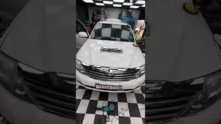 White Fortuner/ 💖Car Full Rubbing /Compounding Polishing /And Full Detailing
