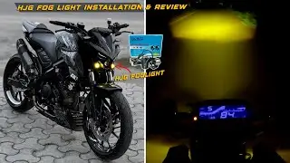 HJG Foglight Installation & Review || Best fog Lights for Bikes || KK Vlogs155