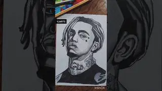 LIL PUMP IN FRAME 🖼️🔥😘&hearts;️&hearts;️🪩#art #youtubeshorts #viralvideo #youtube #viral