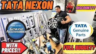 Tata Nexon 2023 All Orignal Parts With Price | Genuine Accessories | Tata Nexon Modified Skycar