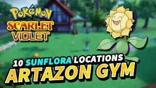 Pokemon Scarlet & Violet Artazon Gym 10 Sunflora Locations