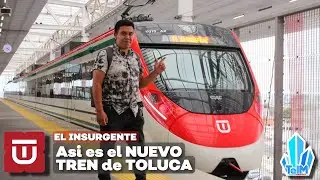 Así es el NUEVO TREN Interurbano de TOLUCA!  