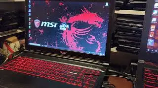 MSI MS-16P6 \ i5-8300H (8x2.30 ghz up 4.00 Ghz) \ 8 Озу \ GTX 1050 \ SSD - Обзор и тест в играх.