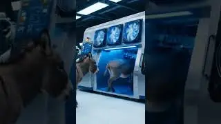 Donkey meat processing #aivideo #aiautomation #aishorts #meatprocessing #ai #film