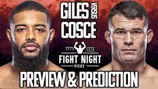 UFC Fight Night: Trevin Giles vs. Louis Cosce Preview & Prediction