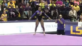 ¡Original rutina de una gimnasta obtiene puntuación perfecta!