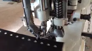 AUTOMATIC DOUBLE SIDE EYELETTING MACHINE 95
