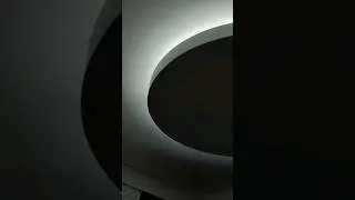 Moon eclipse on the ceiling with LED lighting #diyceiling #strechceiling