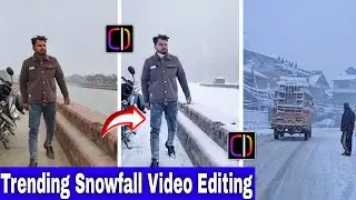 Trending Snowfall Video Editing In Edits App | Instagram Edits App Snowfall Video Editing