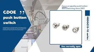 12MM Metal push button switch | Ultra mini control, multiple head light types