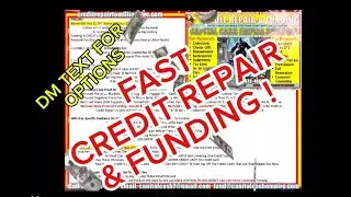 FAST CREDIT REPAIR & FUNDING!  LINES & LOANS! -  CREDIT REPAIR BIZ TRAINING - DM 