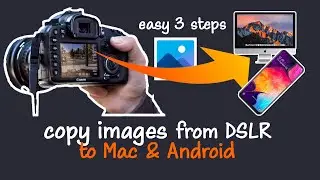 How to copy images from DSLR to laptop | Copy photos from camera to mobile