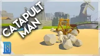 Human: Fall Flat - Pt .2 - CATAPULTS & DESTRUCTION!