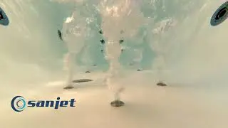 Видео работы аэромассажа SANJET.
