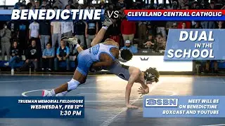 Benedictine Wrestling vs Cleveland Central Catholic: DUAL IN THE SCHOOL