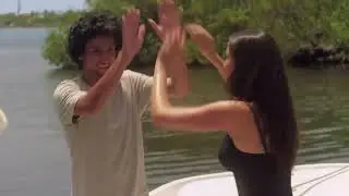 2 headed shark attack - Dana scenes