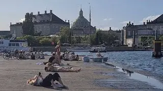 Ofelia Plads in Summer |Danish Summer|Almir Jan| #denmark #fun #copenhagen#copenhagen#travel #beach