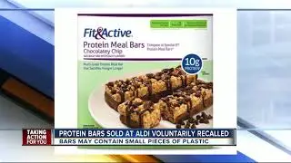Recall issued for Fit & Active Protein Meal Bars sold at Aldi stores