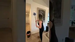 Wall MOPPING Critics | REAL DIRT results after mopping walls using Ocedar mop #moppingwalls #ocedar
