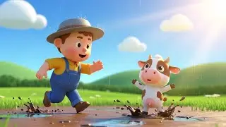 Minecraft Baby Cow Got Stuck in Mud | Kids Songs & Nursery Rhymes