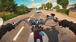 Triumph T140V afternoon ride